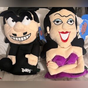 2007 ROCKY AND BULLWINKLE 'BORIS & NATASHA' WINNING EDGE GOLF DRIVER HEADCOVERS